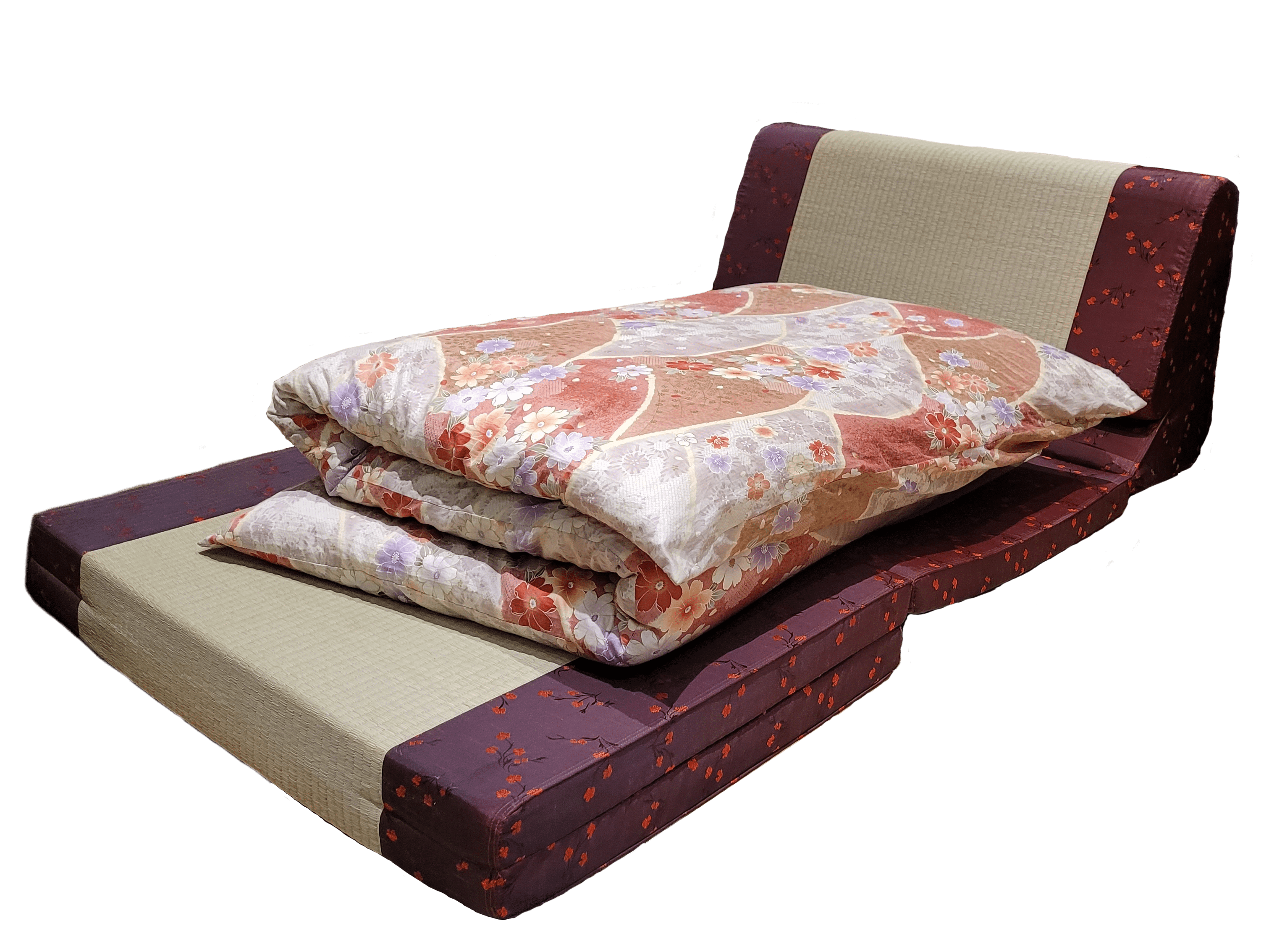 Tatami Cushion Back On One Floor Futon Cute Lazy - Temu